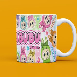 Cana Personalizata cu Labubu - Prietenii Colorati