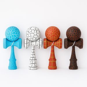 Jucarie Kendama Profesionala cu Design Crackle