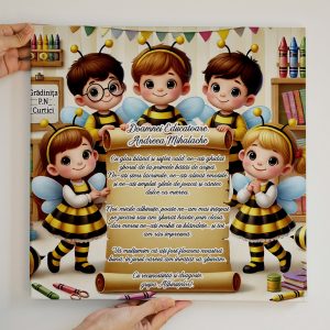 Tablou Canvas Personalizat - Cadou pentru Educatoare de Albinute