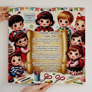 Tablou Canvas Personalizat - Cadou pentru Educatoare de Buburuze