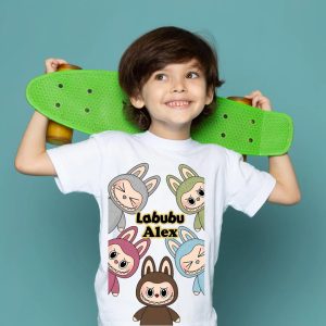 Tricou Personalizat cu Labubu - Pentru Baieti
