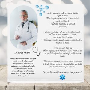 Placheta - Cadou pentru Medic cu Fotografie