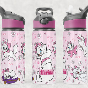 Sticla de Apa Personalizata cu Pisicuta Marie