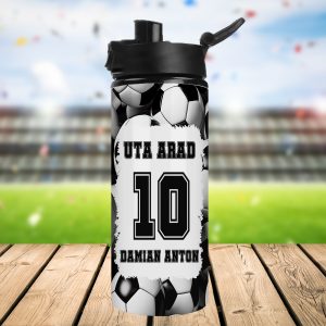 Sticla pentru Apa pentru Fotbalist - Personalizata - 750 ml