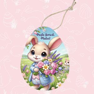 Ou de Paste Personalizat - Decorativ Floral