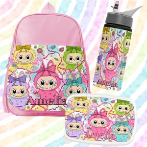 Set personalizat Labubu pentru Gradinita sau Scoala