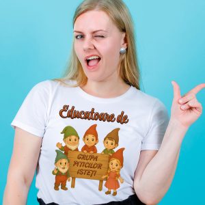 Tricou Educatoare de Grupa Piticilor Isteti