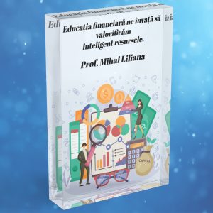 Trofeu Personalizat - Cadou pentru Profesoara de Educatie Financiara