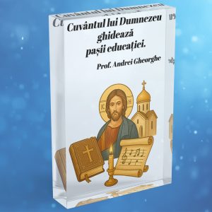 Trofeu Personalizat – Cadou pentru Profesorul de Religie