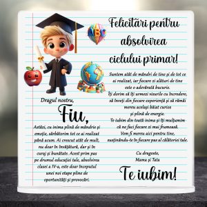 Placheta Cadou pentru Absolventa de clasa a IV-a
