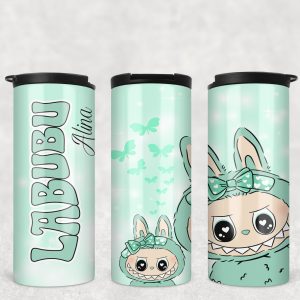 Termos Personalizat cu LaBubu Verde - 370 ml