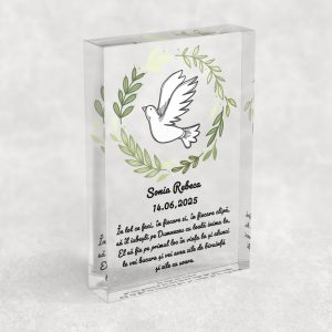 Trofeu Personalizat - Cadou pentru Botez Nou Testamental